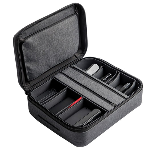 Metlo Tech Bag - High-Density Ballistic Nylon - Professional Grade Electronic Organizer - Water Resistant Structural Padding - Charcoal Grey